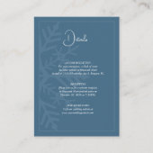 Waterverf Woud Winter Sneeuwbergen Details Informatiekaartje (Voorkant)