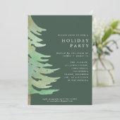 Waterverf woudpartij kaart (Staand voorkant)