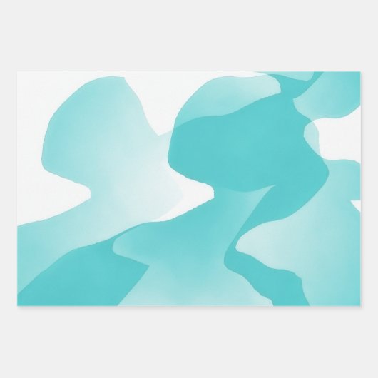 Waterverf Wrapping Craft Paper Kleurrijke Leuke Ku (Voorkant)