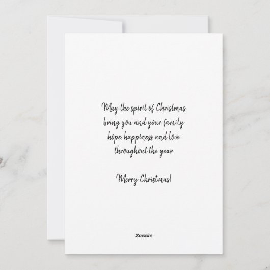 Waterverf Wreate kerstKaart (Achterkant)