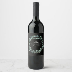Waterverf Wreater Family Reunion Greenery Wine Wijn Etiket