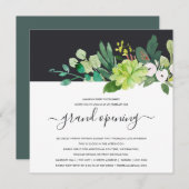WATERVERF WREATH FOLIAGE GRAND OPENING CEREMONY KAART (Voorkant / Achterkant)