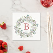Waterverf Wreath Kerstmis Napkins Servet (Insitu)