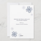 Waterverf Wreatkalligrafie met kerstkaart (Achterkant)