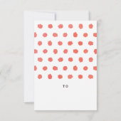 Waterverf XOXO Classroom Valentijn Kaart (Achterkant)