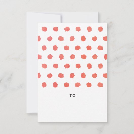 Waterverf XOXO Classroom Valentijn Kaart (Achterkant)