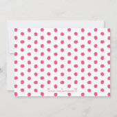 Waterverf XOXO Valentijnsdag Fotokaart - Roze Save The Date (Achterkant)