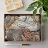 Waterverf Yellow Bouquet Sunflower Collectie Tissuepapier (Geschenk)