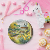 Waterverf Yellow Daffodils Paaspapier Bord (Feest)