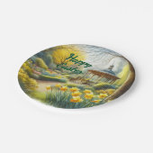 Waterverf Yellow Daffodils Paaspapier Bord (Gekanteld)