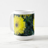 Waterverf Yellow Daisy Koffiemok (Voorkant links)