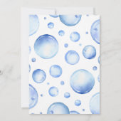 Waterverf Yellow Duck Baby Boy Verjaardag Kaart (Achterkant)