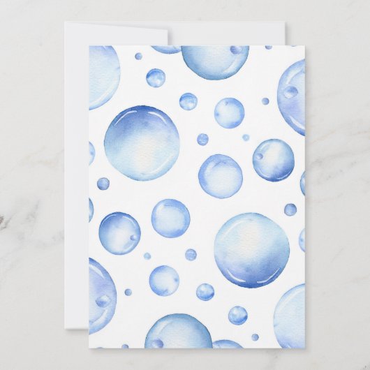 Waterverf Yellow Duck Baby Boy Verjaardag Kaart (Achterkant)