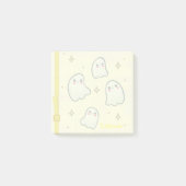Waterverf Yellow Girly Ghost Name Notes (Voorkant)