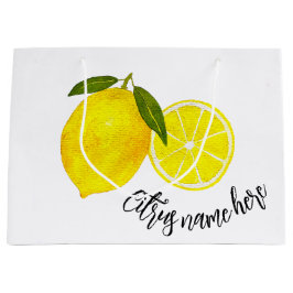 Waterverf Yellow Lemon Groot Cadeauzakje