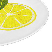 Waterverf Yellow Lemon Snijplank (Hoek)