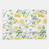 Waterverf Yellow Lemon Theedoek (Horizontaal)