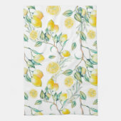 Waterverf Yellow Lemon Theedoek (Verticaal)