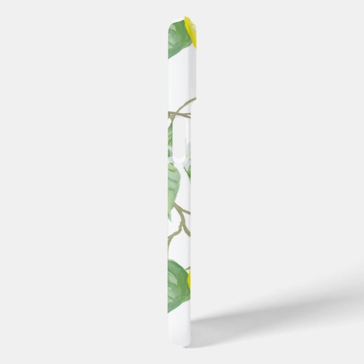 Waterverf Yellow Lemons Flowers & Foliage Custom Case-Mate iPhone Case (Achterkant / Rechts)