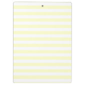 Waterverf Yellow Parrot Tulips Floral Monogram Klembord (Achterkant)