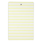 Waterverf Yellow Parrot Tulips Floral Monogram Mini Klembord (Achterkant)