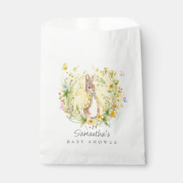 Waterverf Yellow Peter Rabbit Baby shower Bedankzakje