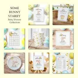 Waterverf Yellow Star Ronde Sticker