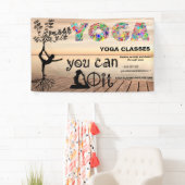 Waterverf Yoga boho Mediation instructeur healer Spandoek (Insitu)