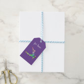 Waterverf Yoga Cadeaulabel (Met Touw)