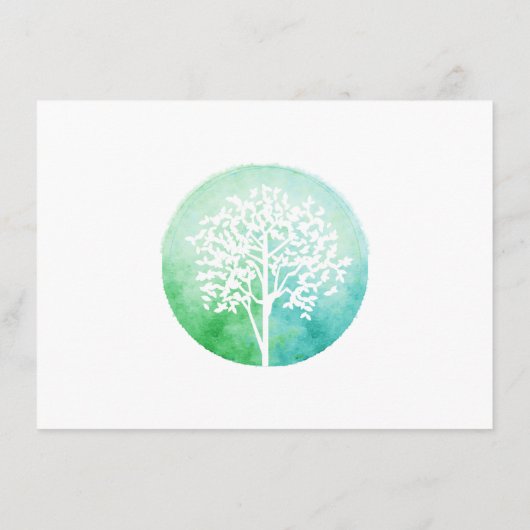 Waterverf Yoga- en Wellness Cadeaucertificaat (Achterkant)