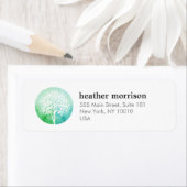 Waterverf Yoga en Wellness Etiket (Insitu)