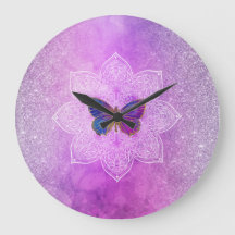 *~* Waterverf Yoga Glitter Butterfly Mandala