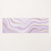 waterverf yoga mat met paars gemarmerde (Achterkant (horizontaal))