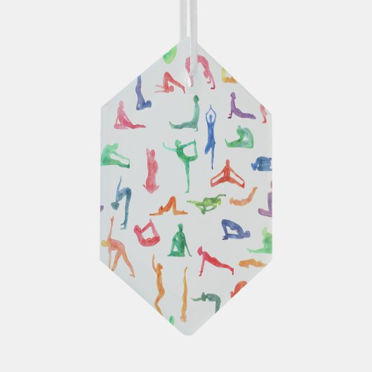 Waterverf Yoga Ornament (Voorkant Rechts)