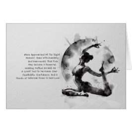 Waterverf Yoga Reiki One-Legged King Pigeon Pose