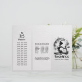 Waterverf Yoga Reiki One-Legged King Pigeon Pose (Staand voorkant)