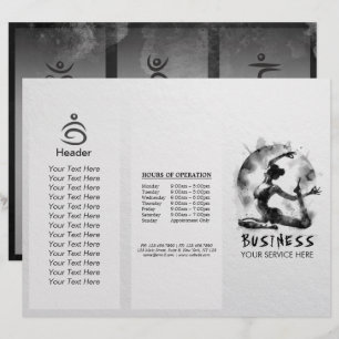 Waterverf Yoga Reiki One-Legged King Pigeon Pose