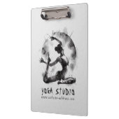 Waterverf Yoga Reiki One-Legged King Pigeon Pose Klembord (Links)