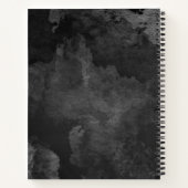 Waterverf Yoga Reiki One-Legged King Pigeon Pose Notitieboek (Achterkant)