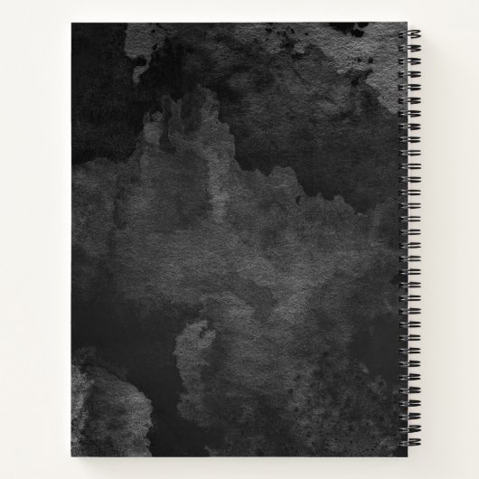 Waterverf Yoga Reiki One-Legged King Pigeon Pose Notitieboek (Achterkant)