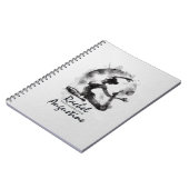 Waterverf Yoga Reiki One-Legged King Pigeon Pose Notitieboek (Linkerzijde)