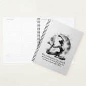 Waterverf Yoga Reiki One-Legged King Pigeon Pose Planner (Display)