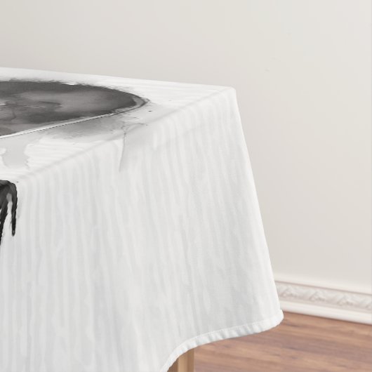 Waterverf Yoga Reiki One-Legged King Pigeon Pose Tafelkleed (Voorbeeld)