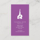 Waterverf yoga Visitekaartje (Achterkant)