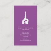 Waterverf yoga Visitekaartje (Achterkant)