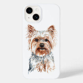 Waterverf Yorkie Case-Mate iPhone 14 Hoesje