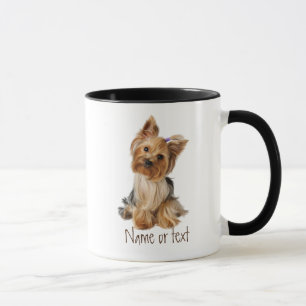 Waterverf Yorkie Yorkshire Terrier Pet Dog Custom Mok