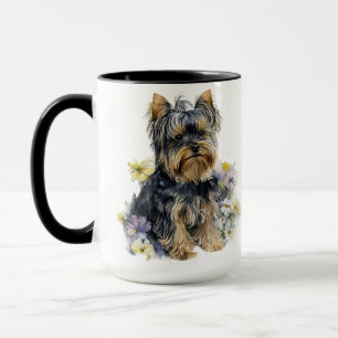 Waterverf YORKSHIRE TERRIER DOG Mok