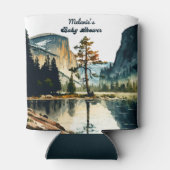 Waterverf Yosemite National Park Baby shower ca Blikjeskoeler (Achterkant)