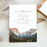 Waterverf Yosemite National Park Save the Date Kaart<br><div class="desc">Op deze datum is een schilderij van de waterverf van de prachtige kliffen in het Yosemite National Park afgebeeld. Bewerk de *most* formulering eenvoudig om aan uw behoeften te voldoen en voeg uw eigen foto of foto's aan de achterzijde toe met uw trouwwebsite.</div>